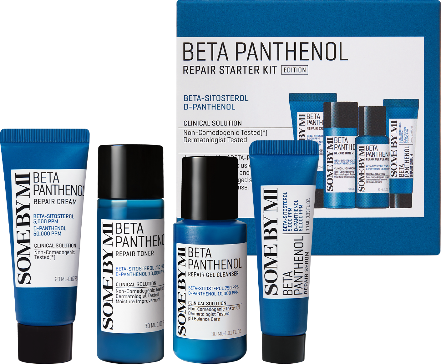 SOMEBYMI Beta Panthenol Repair Starter Kit